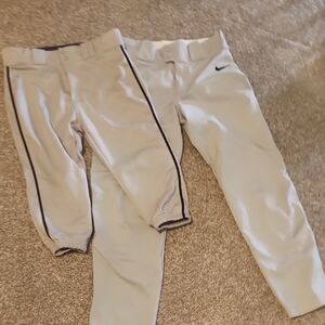 Nike Youth XL Baseball Athletic Pants Easton EUC 2 PAIR